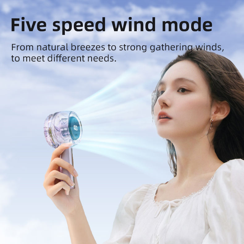 Neck-Hanging Fan with Ambient Light — WY-F26