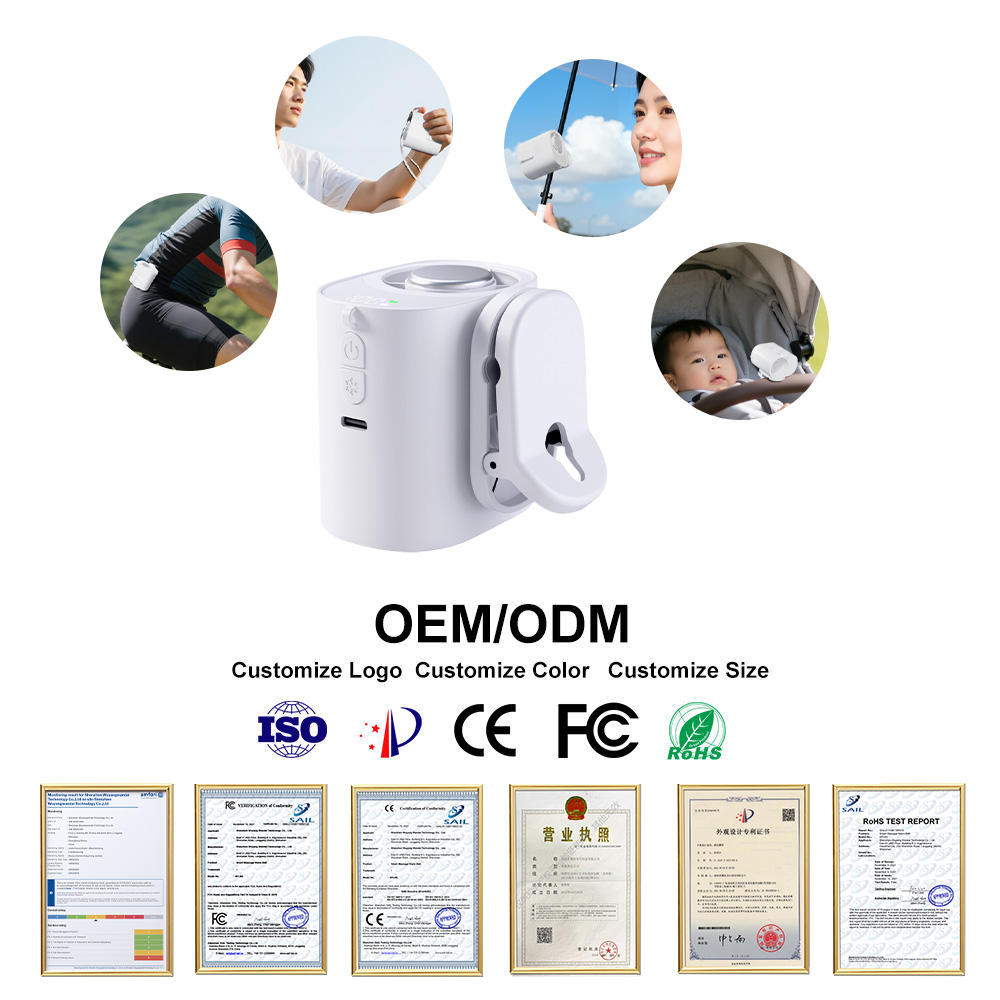 Cooling Waist Clip Fan, Hands-Free — WY-F34