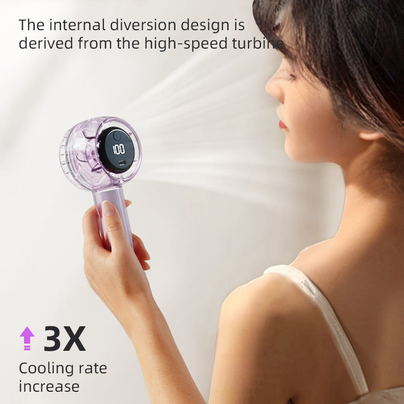 Neck-Hanging Fan with Ambient Light — WY-F26