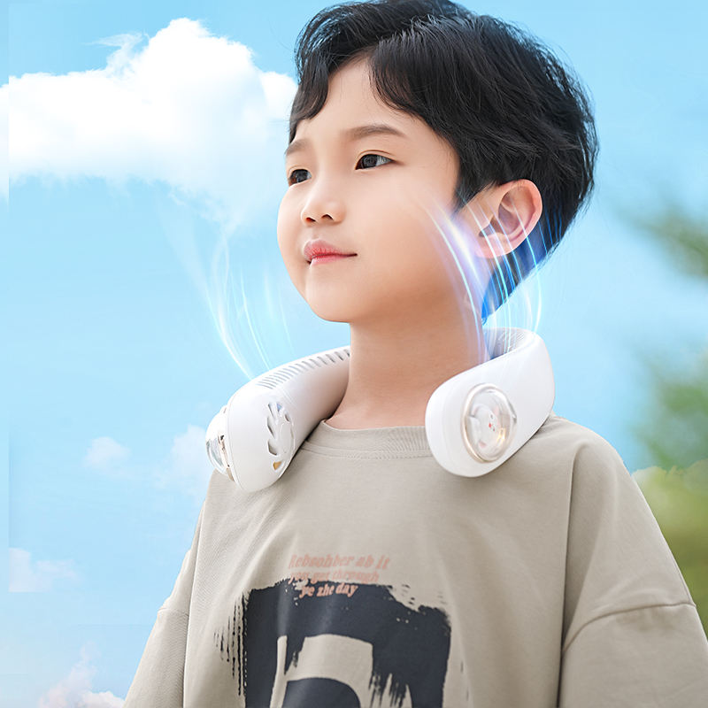 Cute Animal Neck Fan with Night Light — WY-Fi22