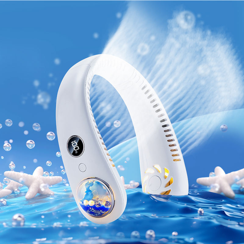 Cute Animal Neck Fan with Night Light — WY-Fi22