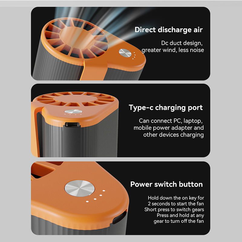 Waist Fan with Power Bank Function — WY-F16