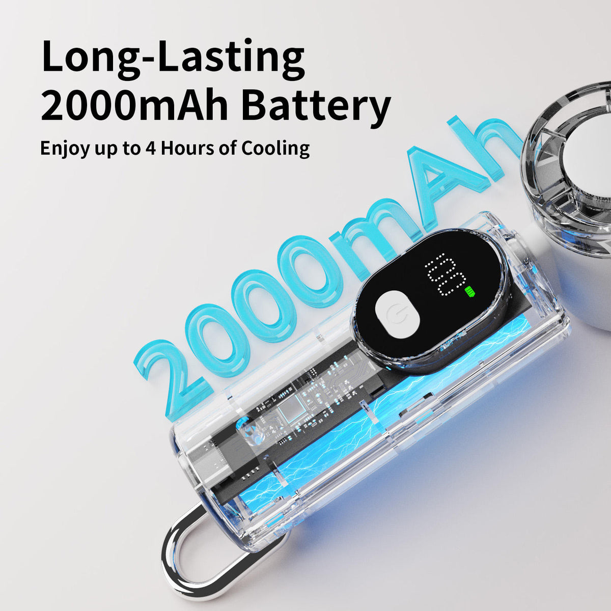 High-Speed Portable Fan, 18000RPM — WY-F30