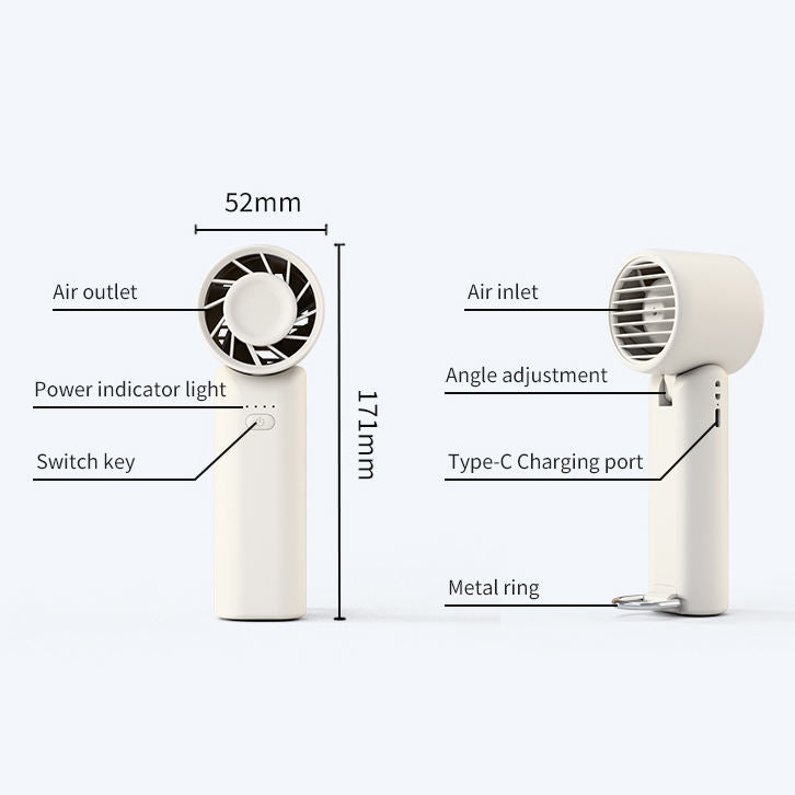 Handheld Fan, 1200mAh — WY-F24
