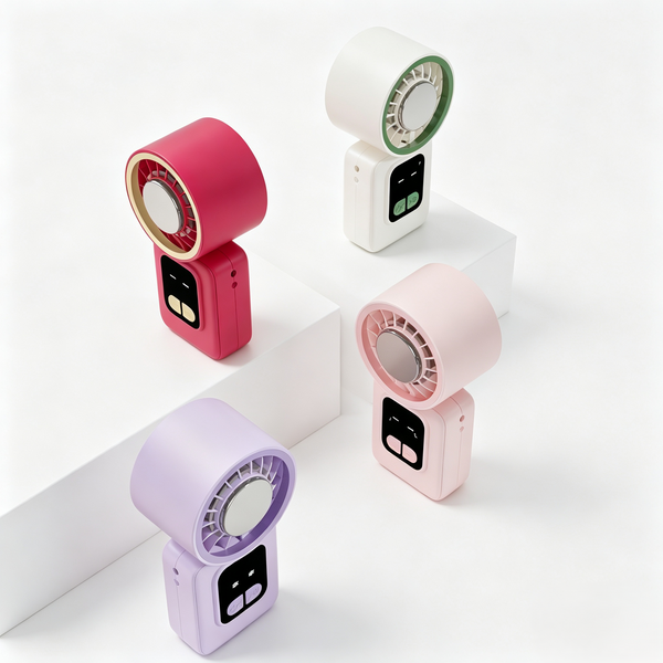 Cooling Handheld Mini Fan with Fun Display — WY-F36